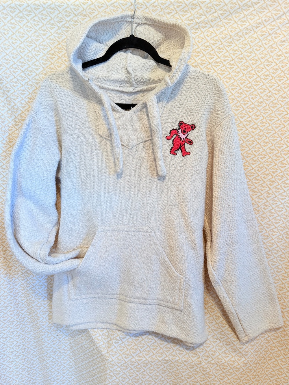 Grateful Dead Cozy Cream Hooded Sweatshirt